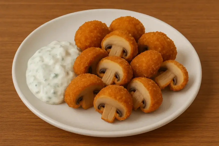 Champignons gebacken - Einfach günstig, schnell und köstlich ...