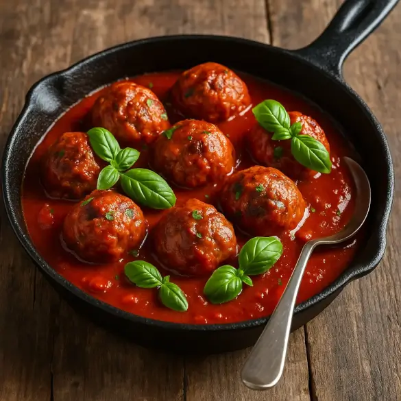 Fleischbällchen in Tomatensauce