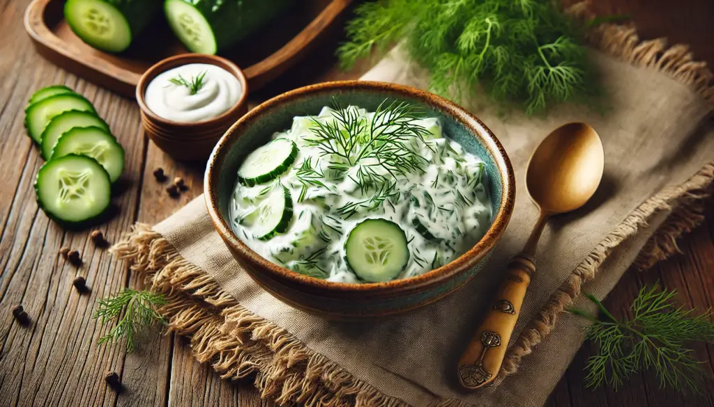 Gurkensalat mit Sauerrahm - Einfach günstig, schnell und köstlich ... Gurkensalat mit Sauerrahm - Einfach günstig, schnell und köstlich ...