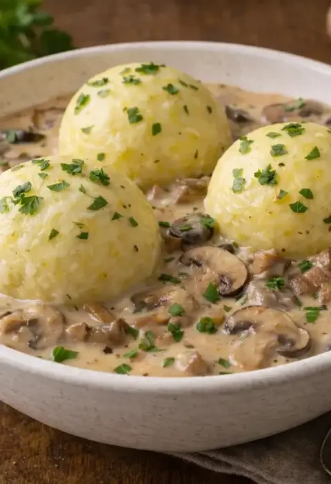 kartoffelknoedel-mit-cremiger-pilzrahmsosse