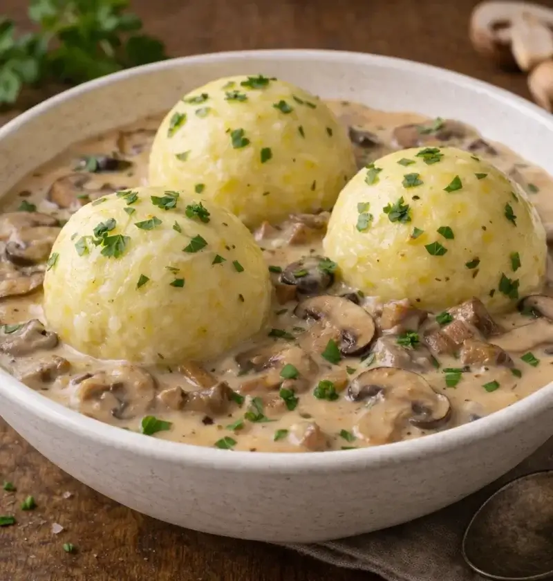 kartoffelknoedel-mit-cremiger-pilzrahmsosse