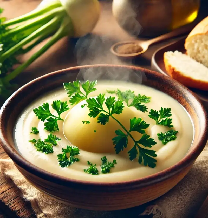 kohlrabi-suppe