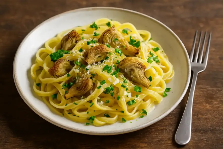 Nudeln mit Artischocken