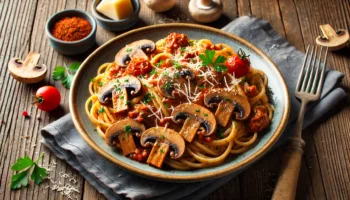 nudeln-mit-champignon-tomaten-sauce