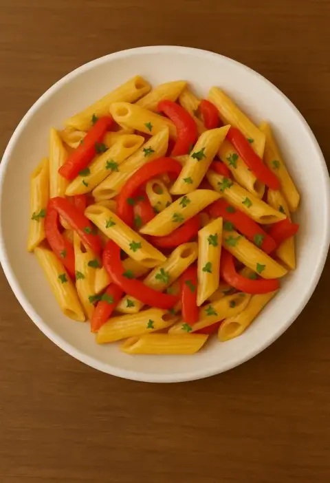 nudeln-mit-paprika