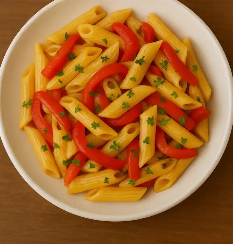 nudeln-mit-paprika