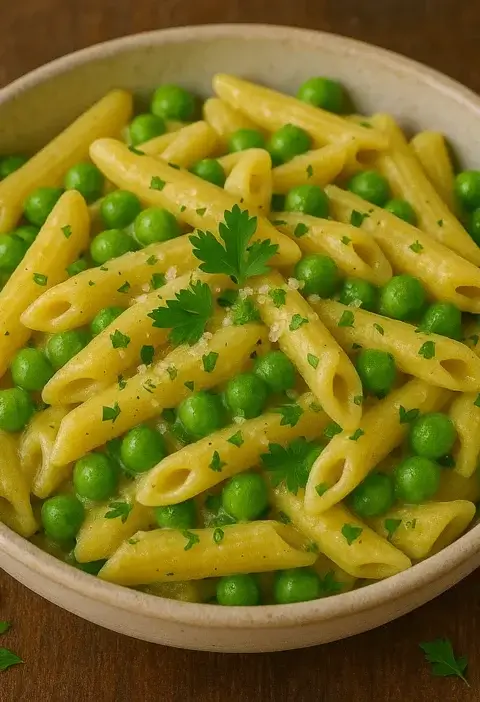 nudelpfanne-mit-erbsen