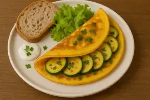 Omelett mit Zucchini – Einfach günstig, schnell und köstlich