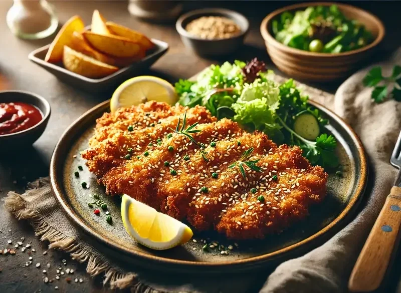 schnitzel-in-sesampanade