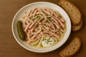 Wurstsalat klassisch – Einfach günstig, schnell und köstlich