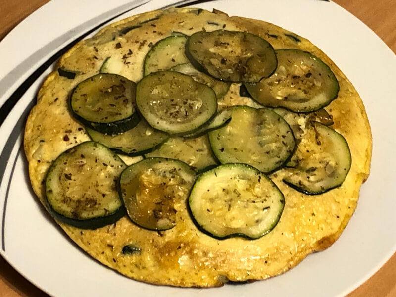 zucchini omelette